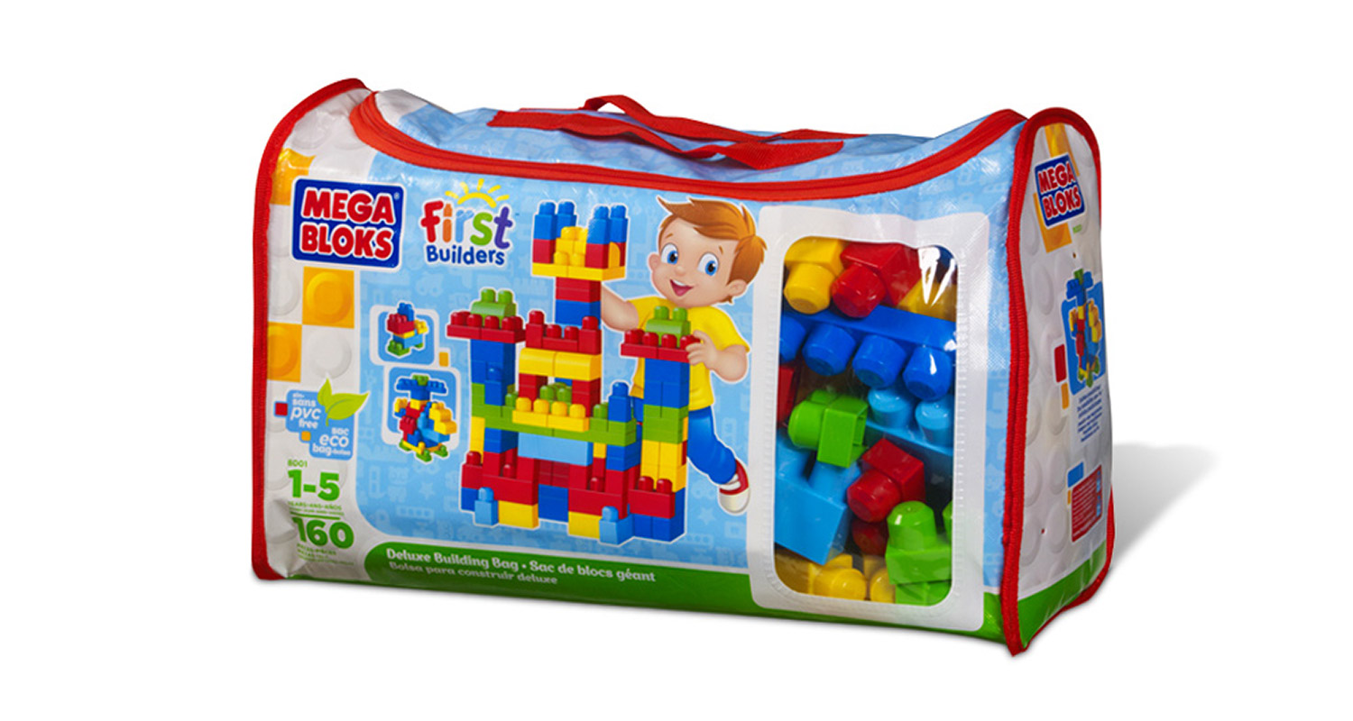 Конструктор Mega Bloks first Builders 81209 обучающий паровозик